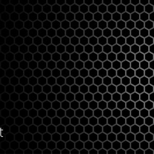 Black Hexagonal Mesh Texture – Dark Geometric Background Graphic